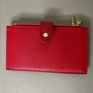 Travelambo Red Leather Wallet